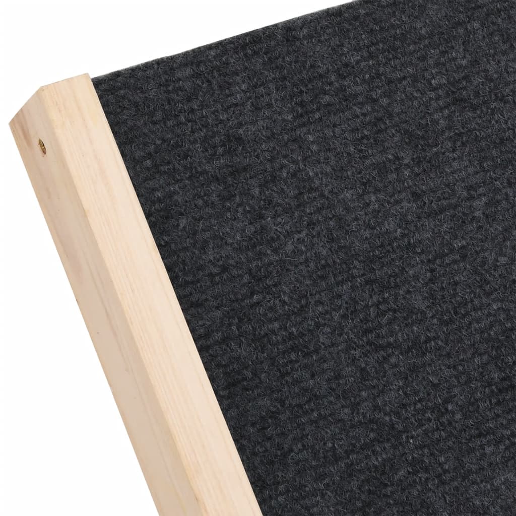 Rampa Ortopédica para Perros y Gatos Canvida de Madera Maciza (70x35cm | Hasta 35kg) - Especial Camas y Sofás para Perros Pequeños y Senior