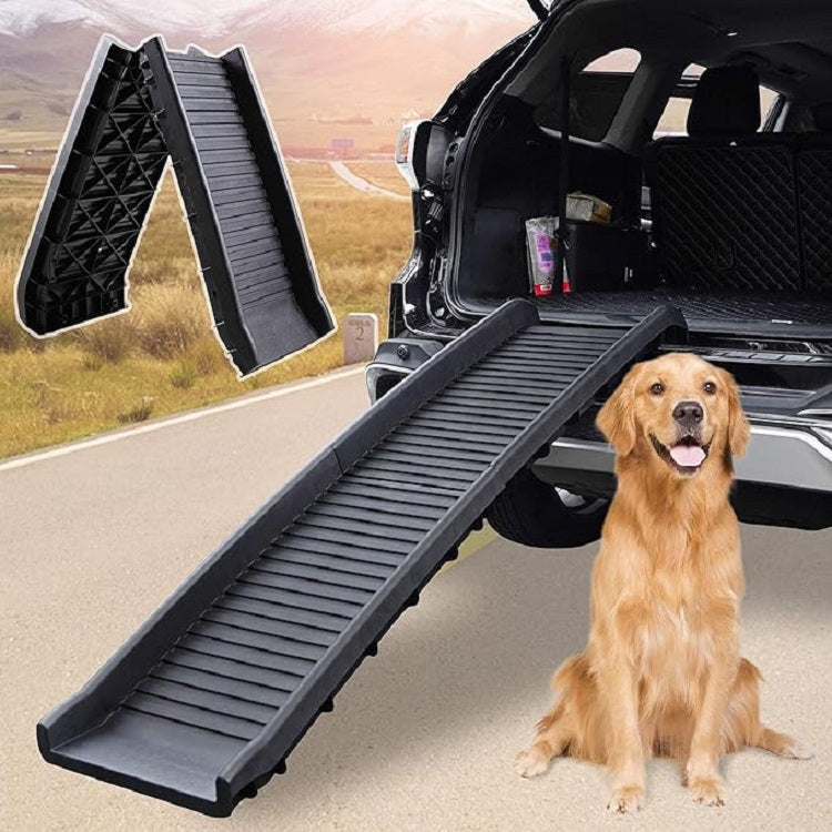 Rampa Plegable Perros y Gatos Canvida para Coche (155cm | Hasta 75kg) - Especial Maleteros y SUVs