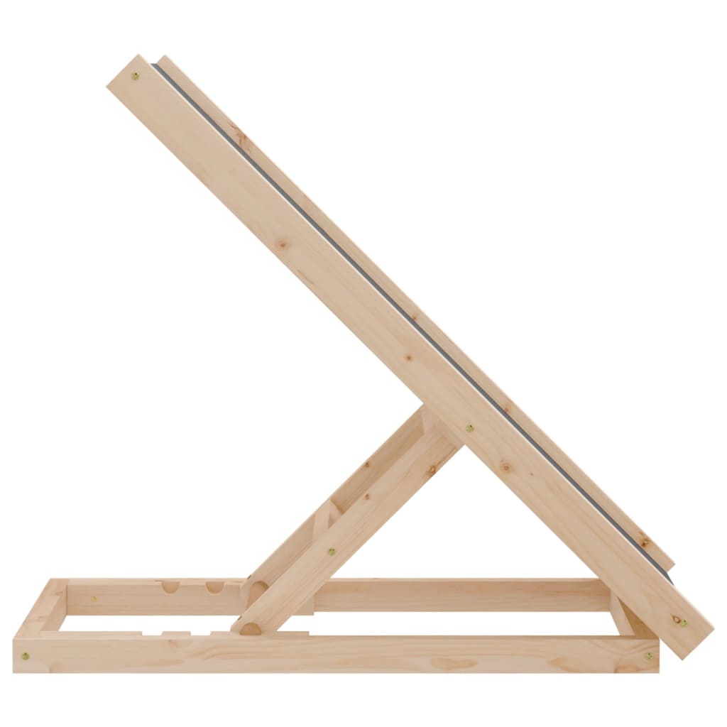 Rampa Ortopédica para Perros y Gatos Canvida de Madera Maciza (70x35cm | Hasta 35kg) - Especial Camas y Sofás para Perros Pequeños y Senior